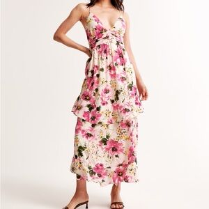 Abercrombie Tiered Ruffle Maxi Dress